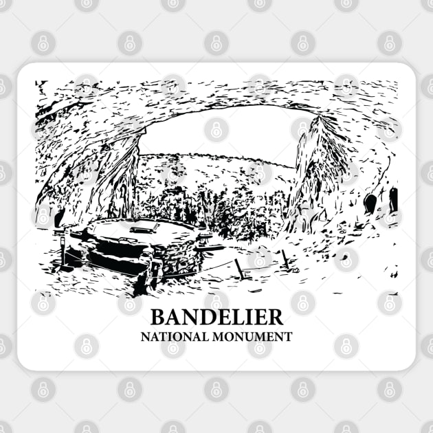 Bandelier National Monument Sticker by Lakeric